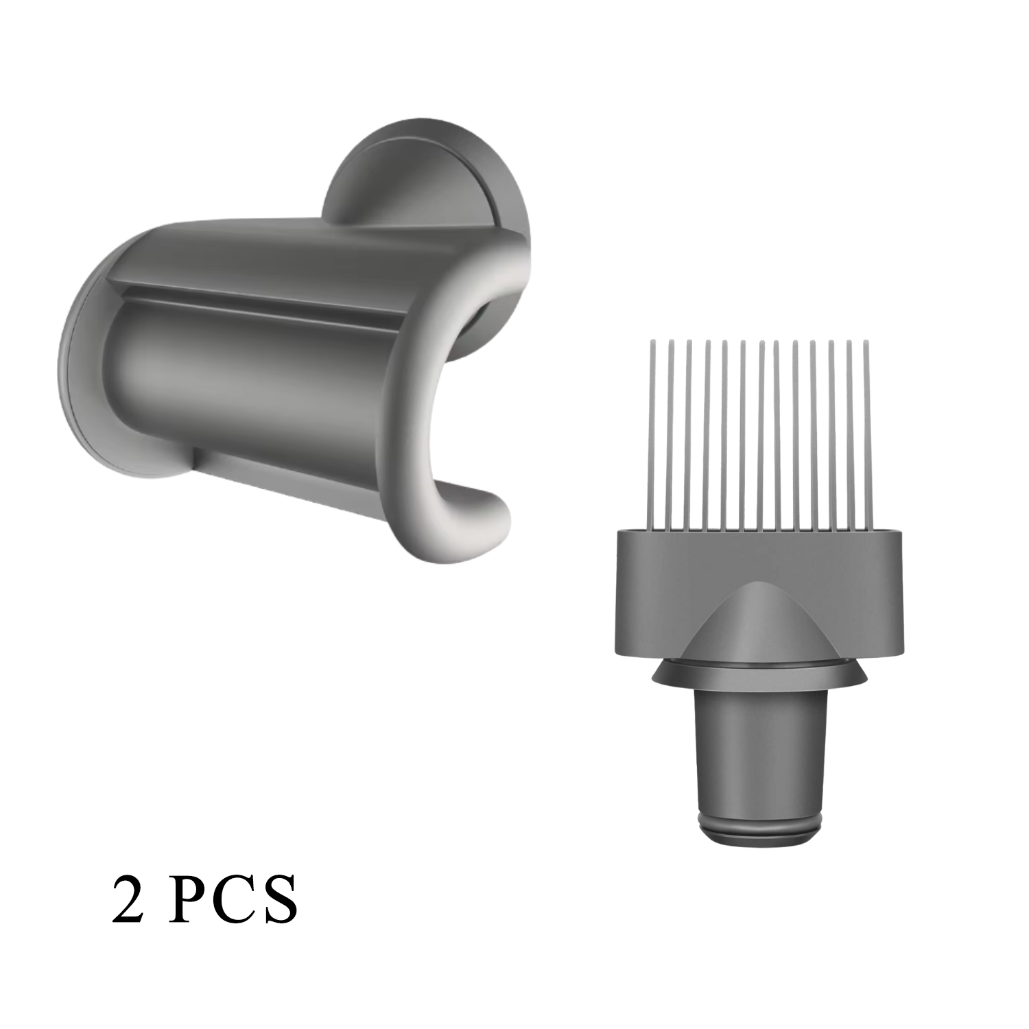 Detangling Wide Comb - Zestaw magnetyczny 2 szt.: Ulepszony grzebień