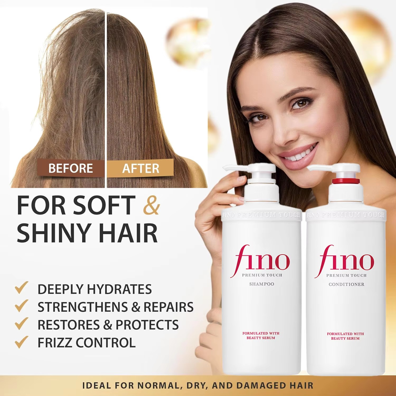 Hair Care Fino - Japonia FINO Maska do Włosów Naprawcza