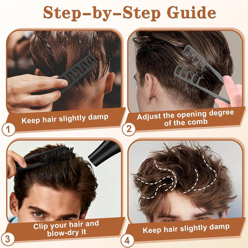 2 szt. 9-rzędowa szczotka do w – Detangling Wide Comb recenzja i cena