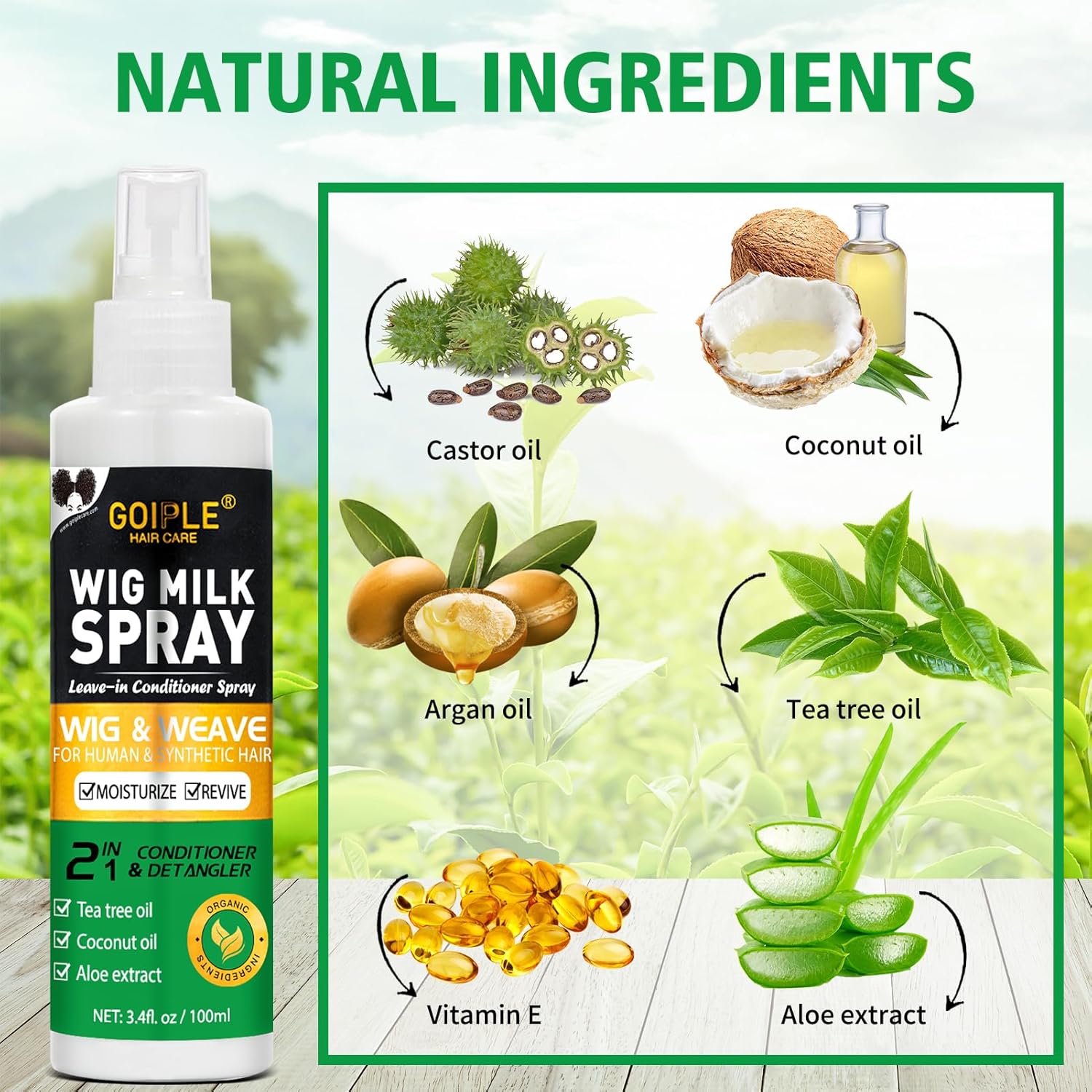 Zestaw do pielęgnacji peruk GO – Hair Care Spray recenzja i cena