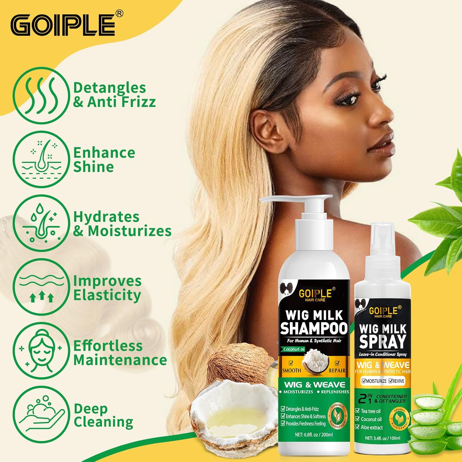 Zestaw do pielęgnacji peruk GO – Hair Care Spray recenzja i cena