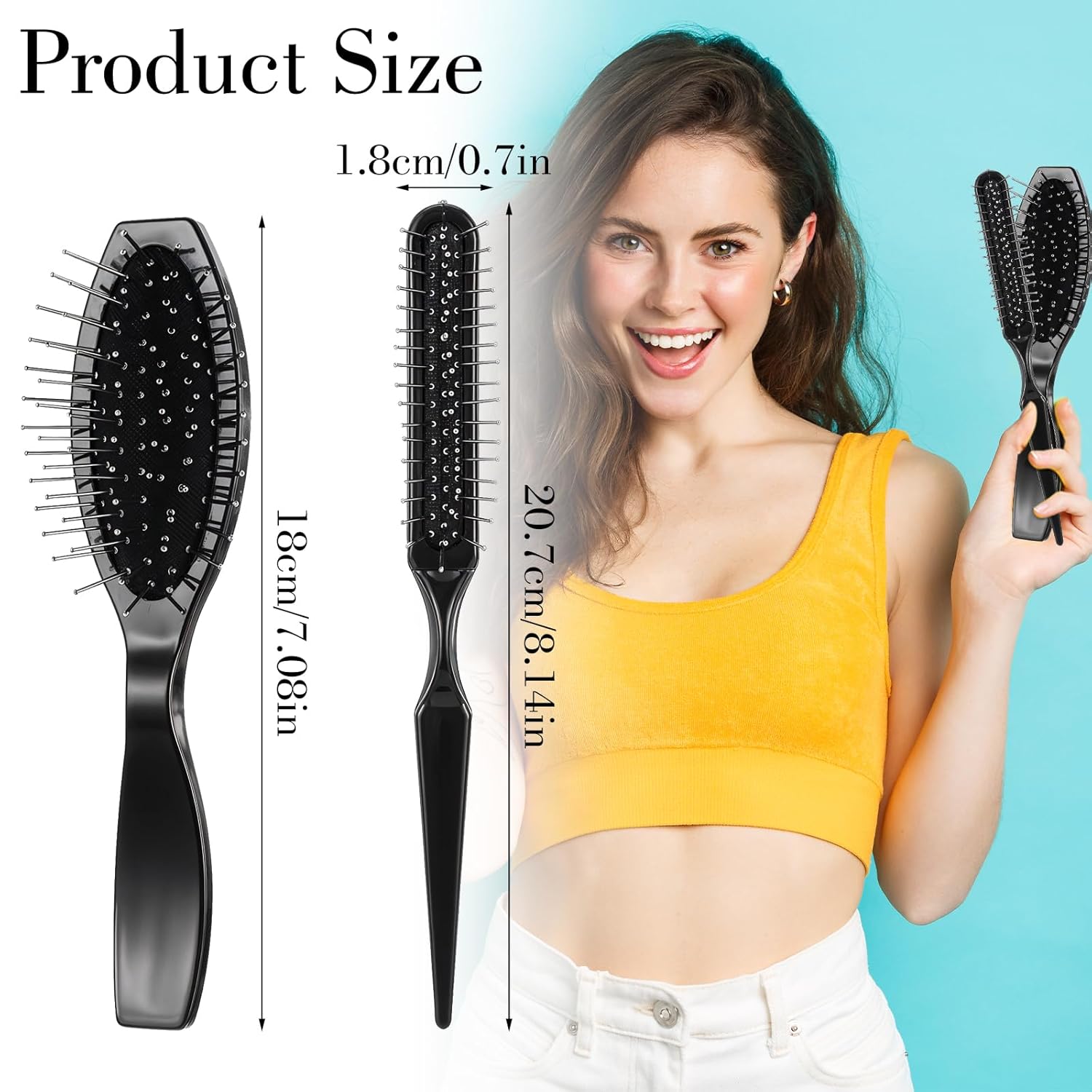 Zestaw szczotek do peruk, szcz – Detangling Wide Comb recenzja i cena