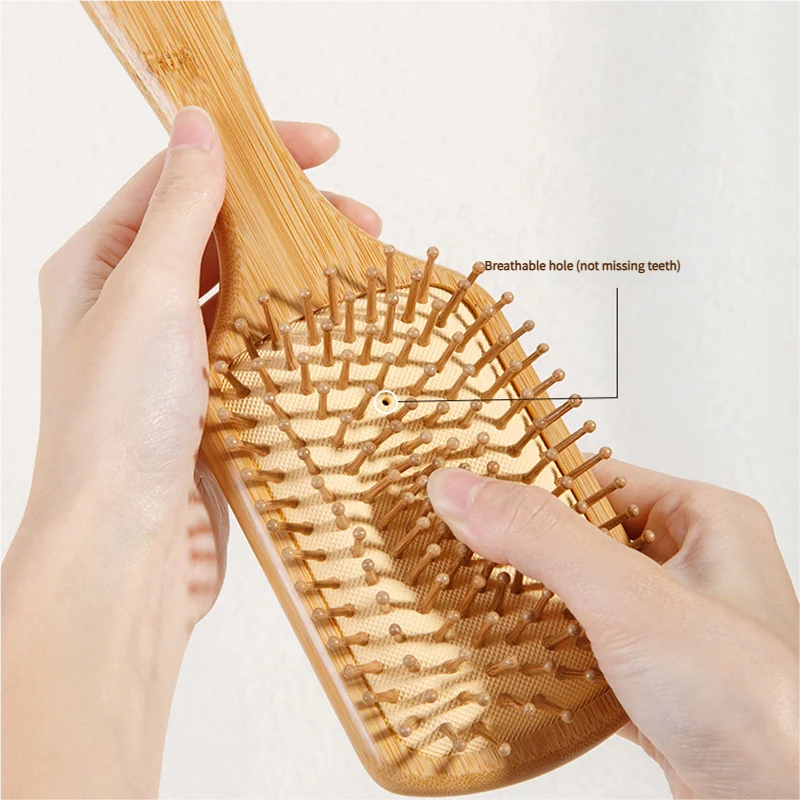 Szczotka do włosów z bambusa d – Detangling Wide Comb recenzja i cena