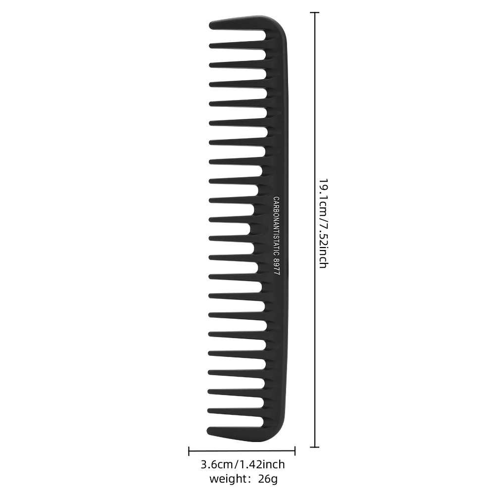 Czarny grzebień fryzjerski z s – Detangling Wide Comb recenzja i cena